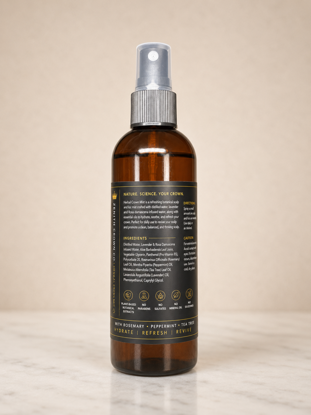 Herbal 2-Step Crown Moisture Routine | Mist + Oil