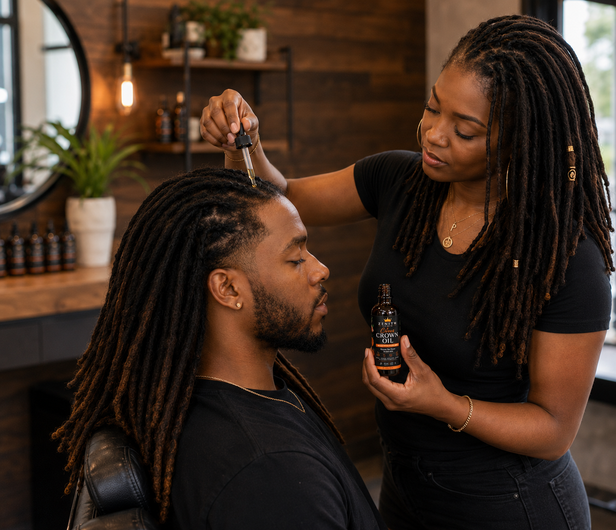 Citrus Crown Oil for Locs & Natural Hair | Zenith Crown Co.