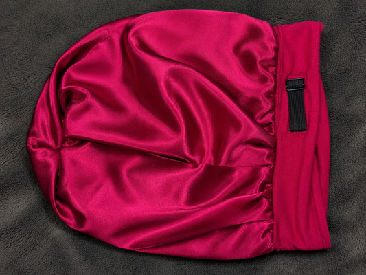 Premium Short Satin-Lined Adjustable Bonnet