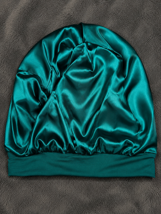 Short Satin-Lined Bonnet for Locs & Natural Hair | Zenith Crown Co.