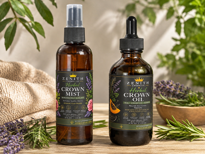 Herbal 2-Step Crown Moisture Routine | Mist + Oil