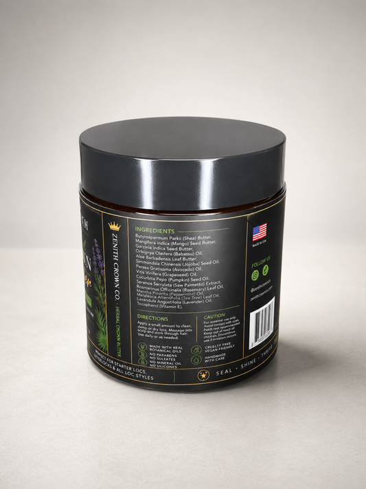 Herbal Crown Butter for Locs & Natural Hair | Zenith Crown Co.