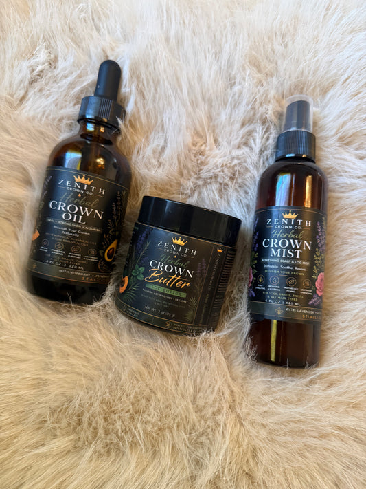 Herbal Crown Hair Care Bundle for Locs | Zenith Crown Co.